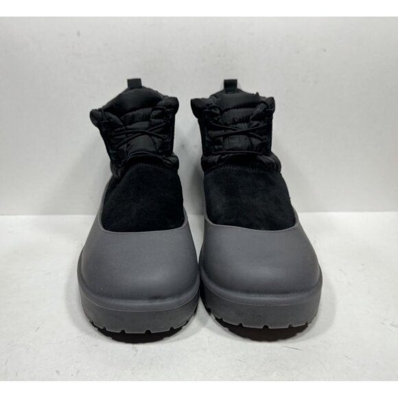 Ugg Classic Mini Lace-Up Weather Boots Black Suede Men’s Size 13 Shoes 1120849 - Picture 2 of 8